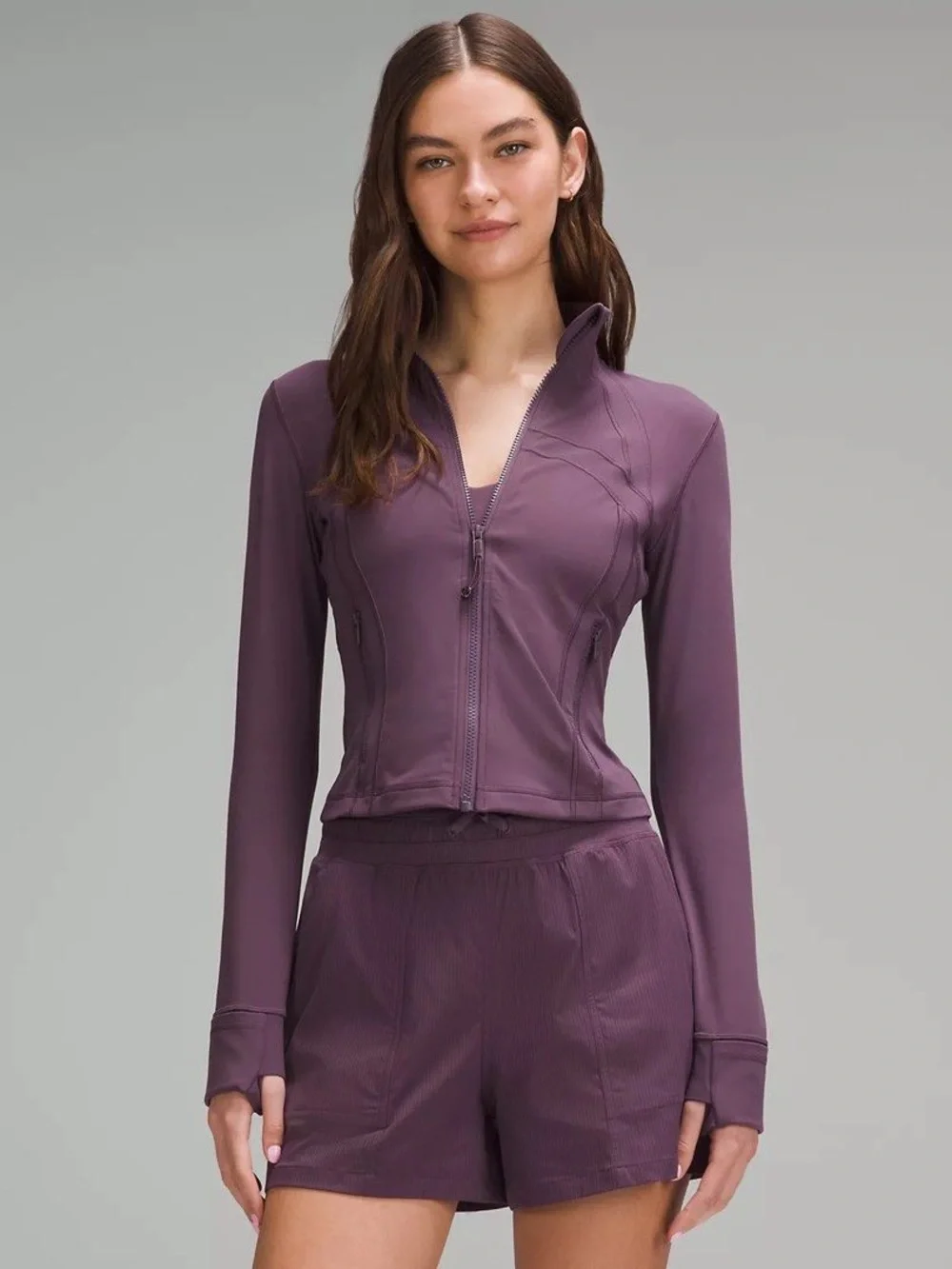 NWT Lululemon Cropped Define Jacket *Nulu Grape Thistle GPTH Size 4